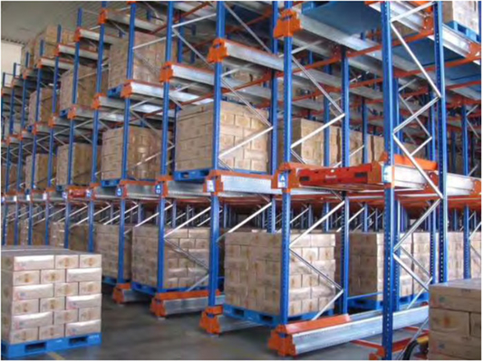 Easy assembly Warehouse Shelf Racks For Pallet Storage 1200×450×1800mm size