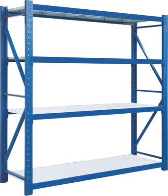 Adjustable Industrial 4 Layers Warehouse Shelf Racks Commercial Metal Steel Automated Retrieval