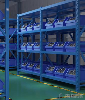 Industrial TGL Warehouse Shelf Racks Heavy Duty Steel Material 200-500KG Load capacity