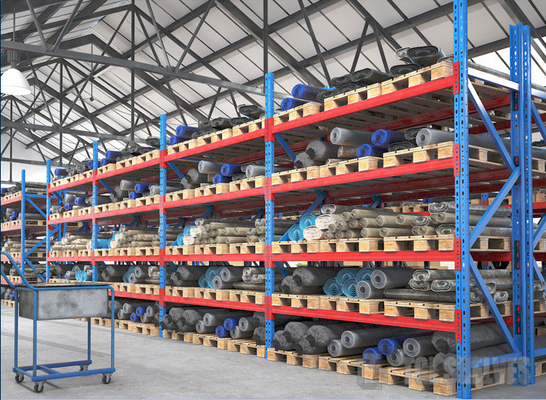 ODM Heavy Duty Metal Shelves , Industrial Warehouse Storage Racks H1830×W914×D457mm